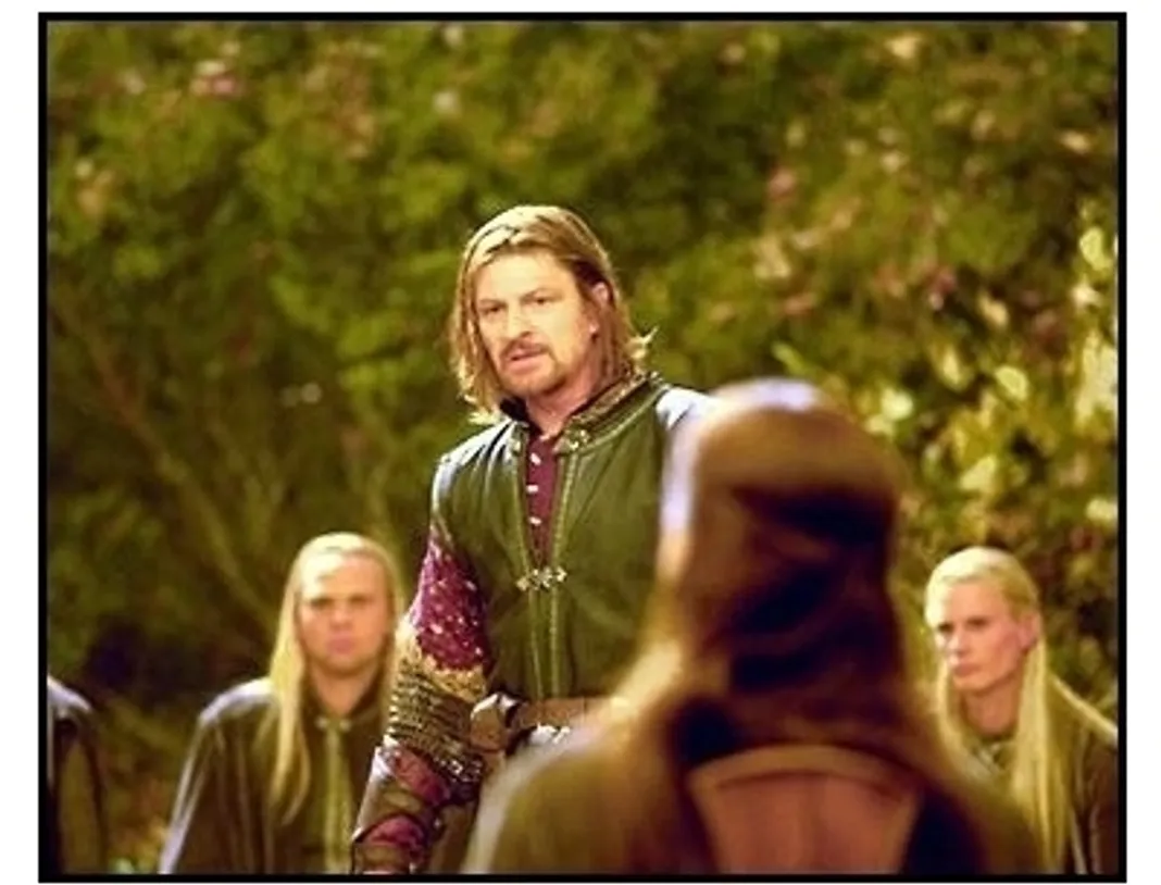 The Lord of the Rings:The Fellowship of the Ring movie still: Sean Bean as Boromir
