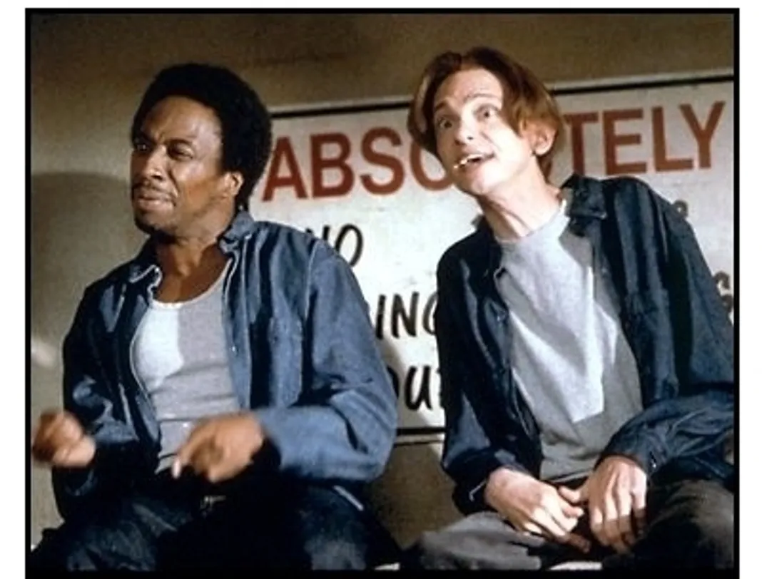 The New Guy movie still: Luther (Eddie Griffin) and Dizzy (DJ Qualls) make an unlikely pair in prison