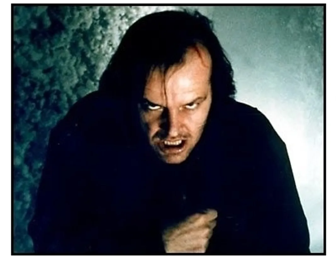 The Shining 1980 movie still: Jack Nicholson as Jack Torrance in the Shining