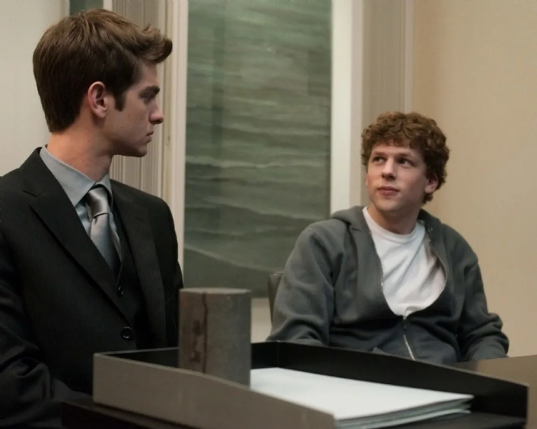 The Social Network: Andrew Garfield, Jesse Eisenberg