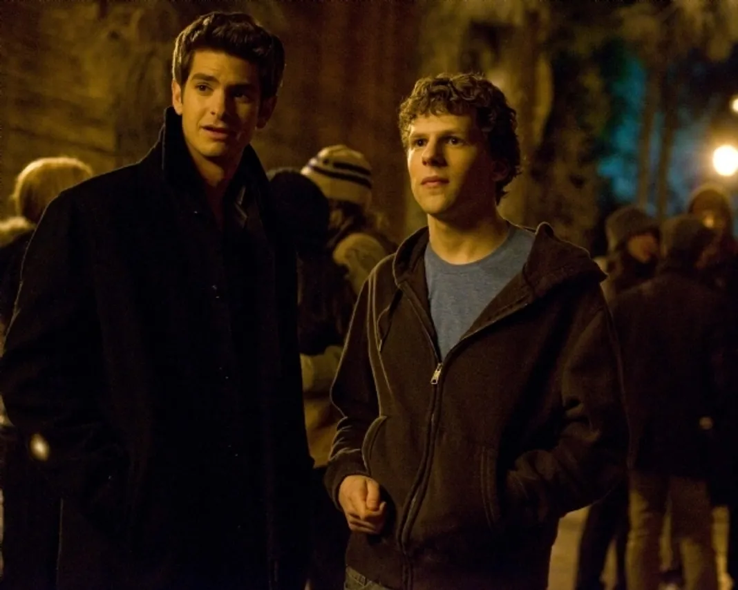 The Social Network: Andrew Garfield, Jesse Eisenberg 