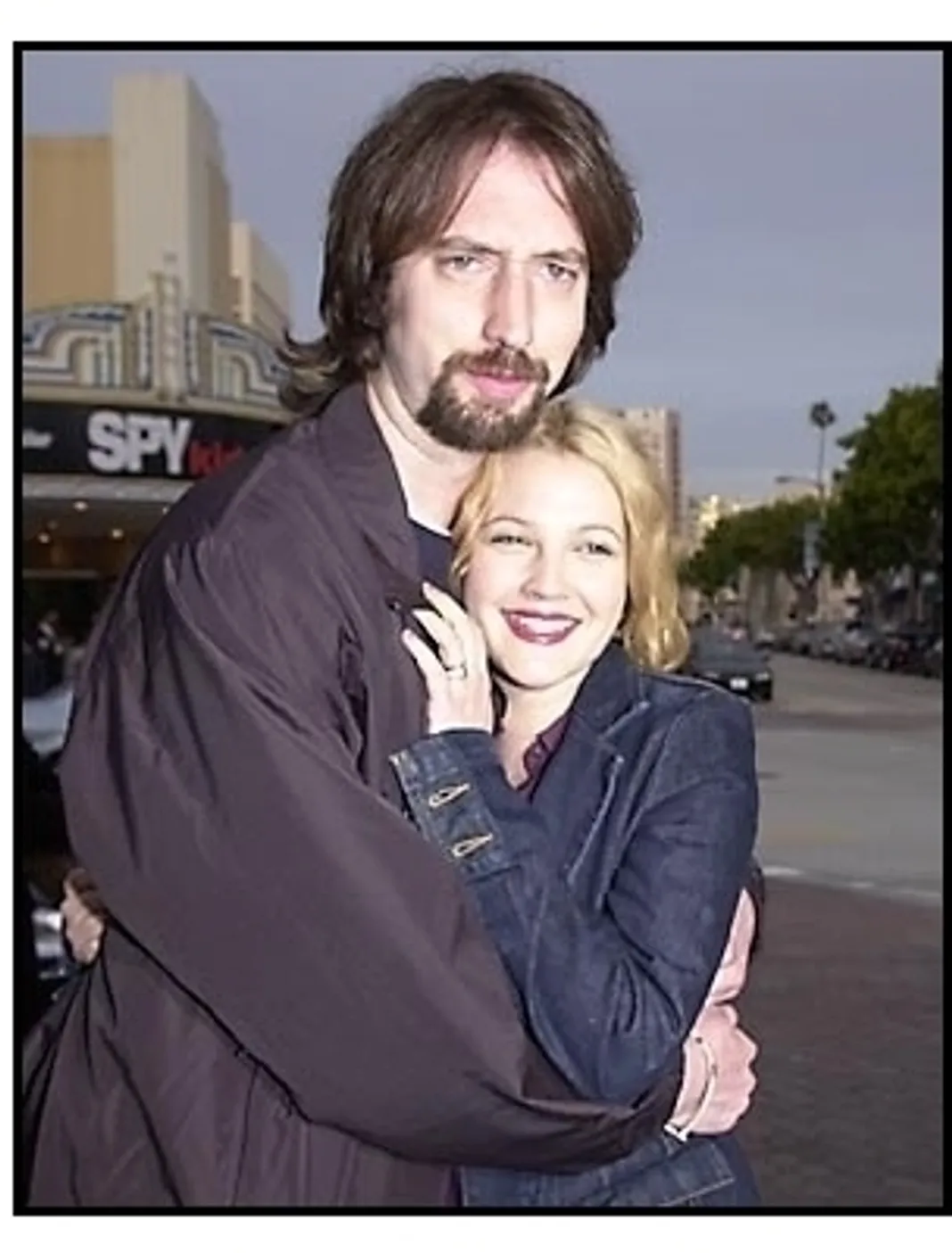 Tom Green and Drew Barrymore at the Freddy Got Fingered premiere
