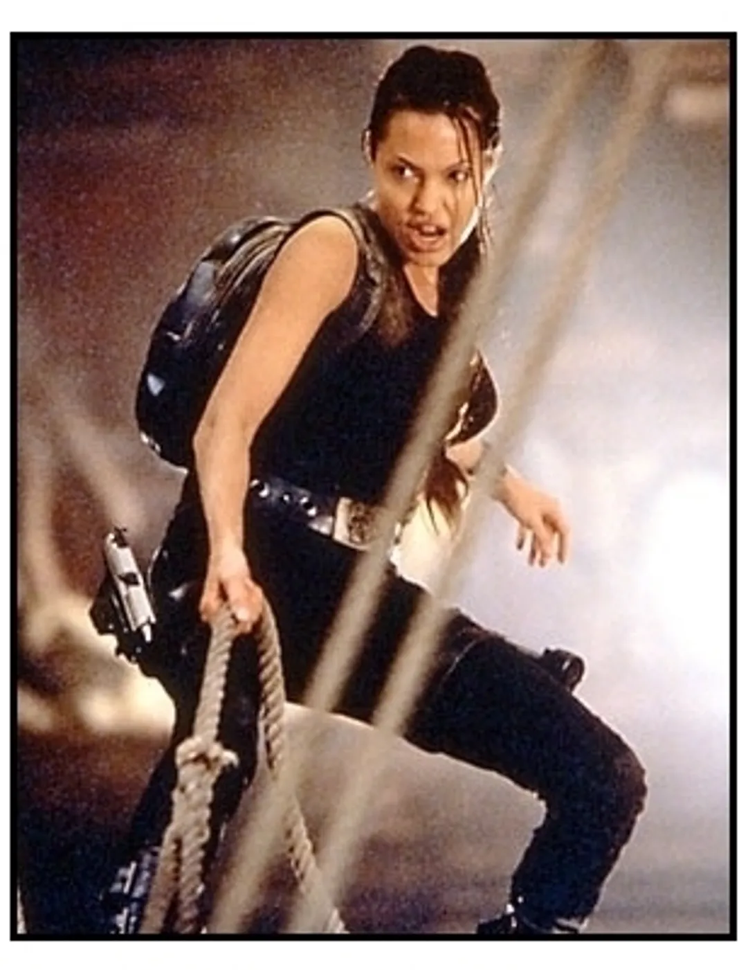 Tomb Raider movie still: Angelina Jolie 