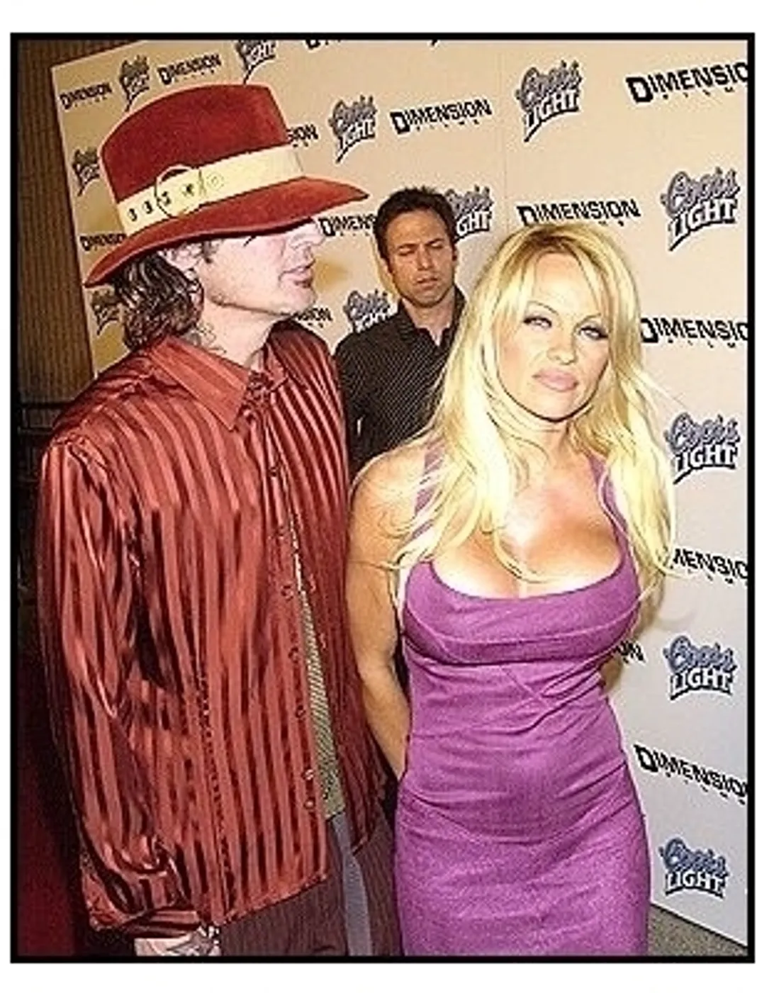 Tommy Lee and Pamela Anderson at the 