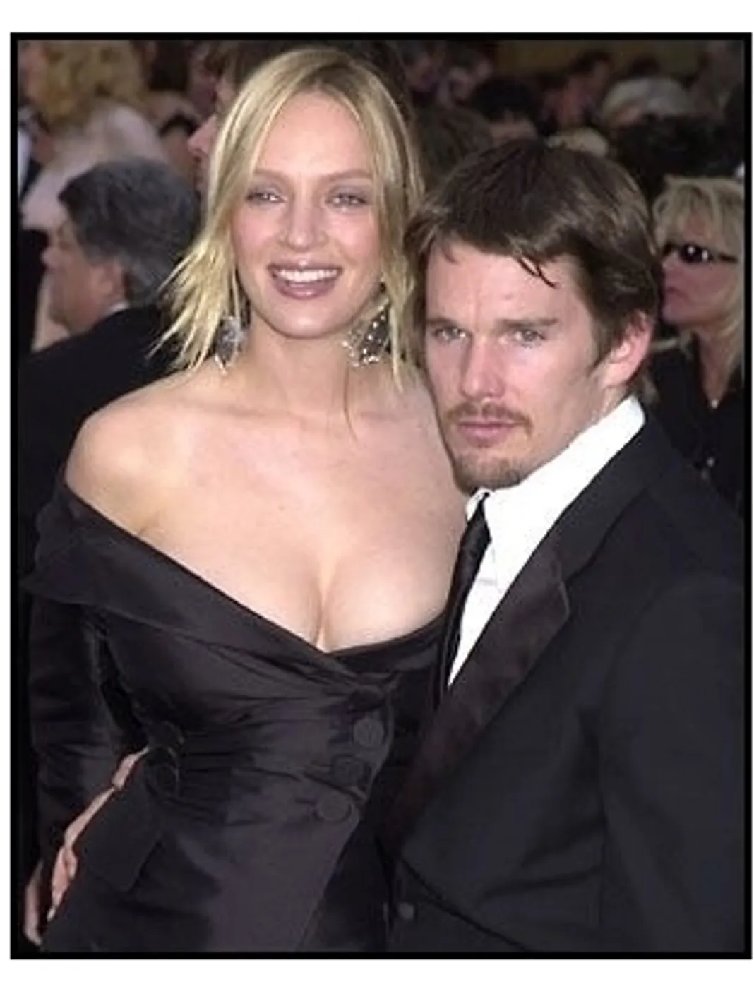 Uma Thurman and Ethan Hawke at the 2002 Academy Awards