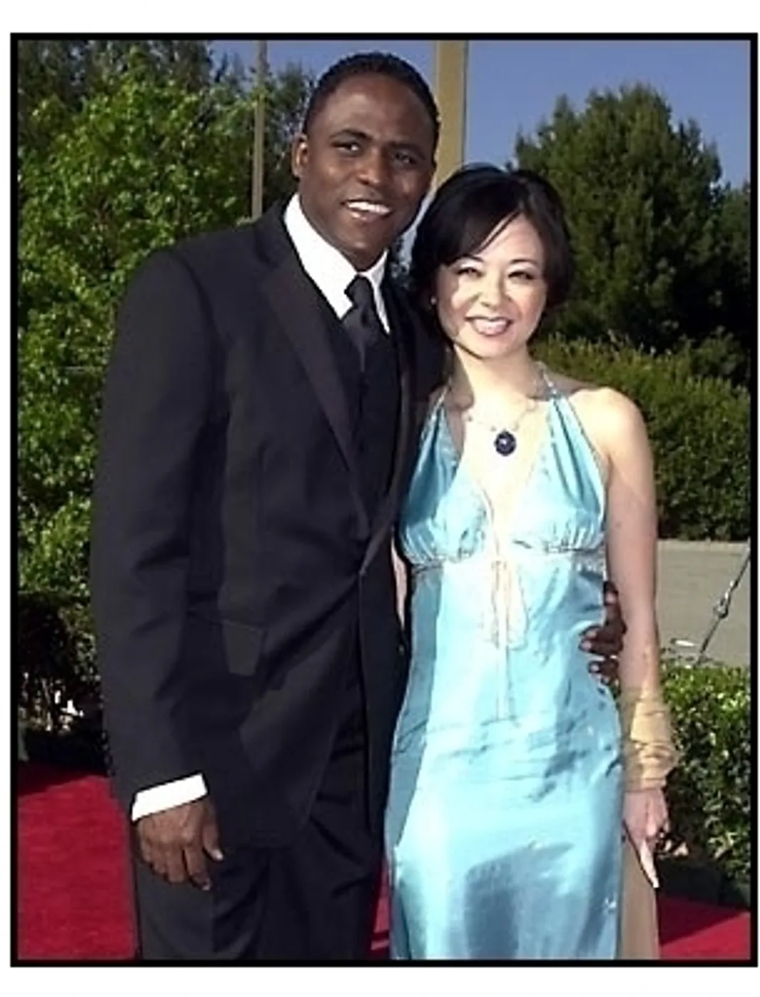Wayne Brady and wife at the 2001 American Comedy Awards