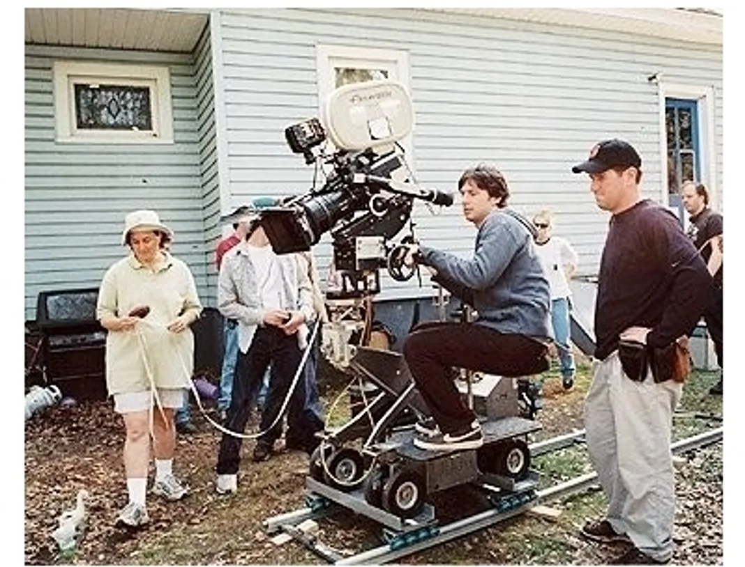 Writer/Director/Actor Zach Braff on the set of Fox Searchlight Pictures' 'Garden State'
