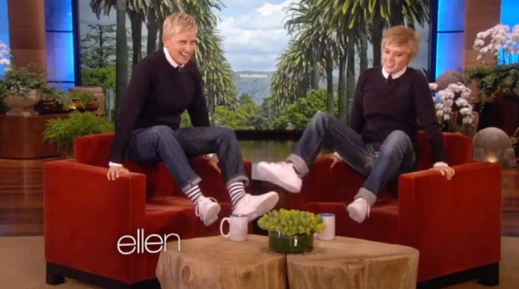 The Ellen Show Kate McKinnon impersonating Ellen Degeneres