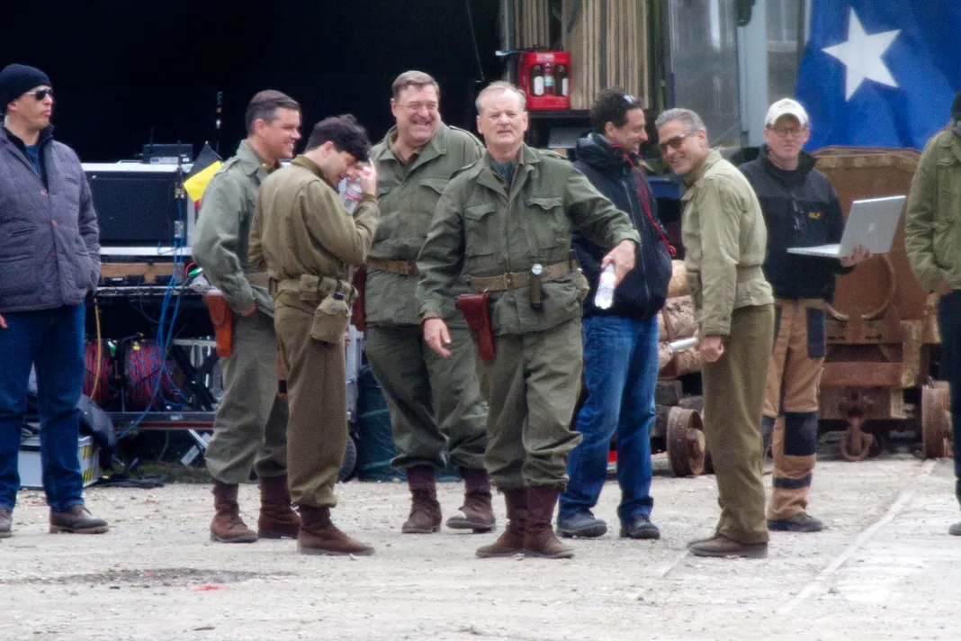 The Monuments Men behind the scenes