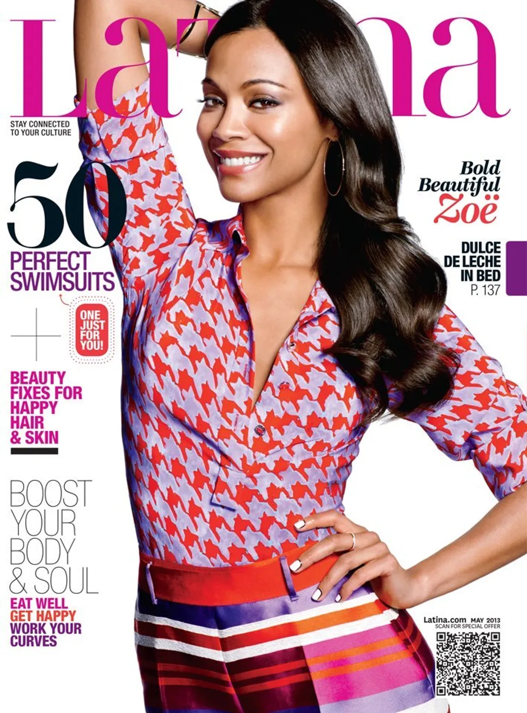Zoe Saldana, Latina Magazine